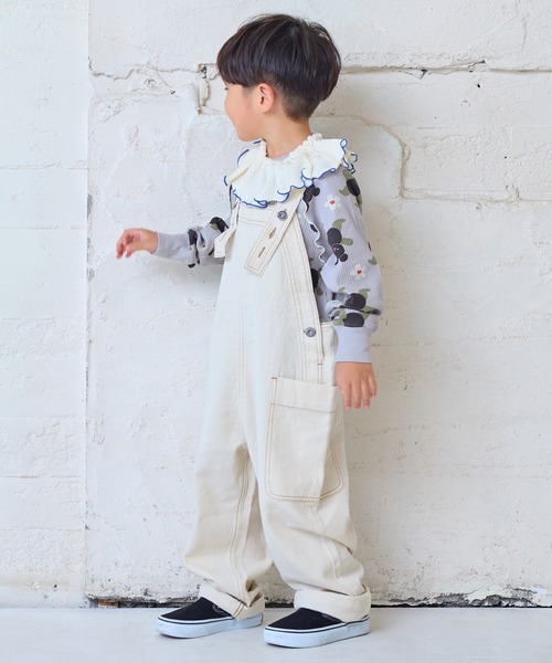 MARKEY'S(マーキーズ)の「ソウガラワッフルメローカットソー(Tシャツ/カットソー・キッズ・ブルー系その他/ホワイト系その他/グレー系その他/イエロー系その他・120/110/100/90/80/150/140/130)」の14枚目の写真