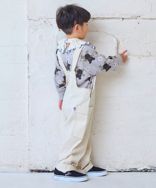 MARKEY'S(マーキーズ)の「ソウガラワッフルメローカットソー(Tシャツ/カットソー・キッズ・ブルー系その他/ホワイト系その他/グレー系その他/イエロー系その他・120/110/100/90/80/150/140/130)」の15枚目の写真