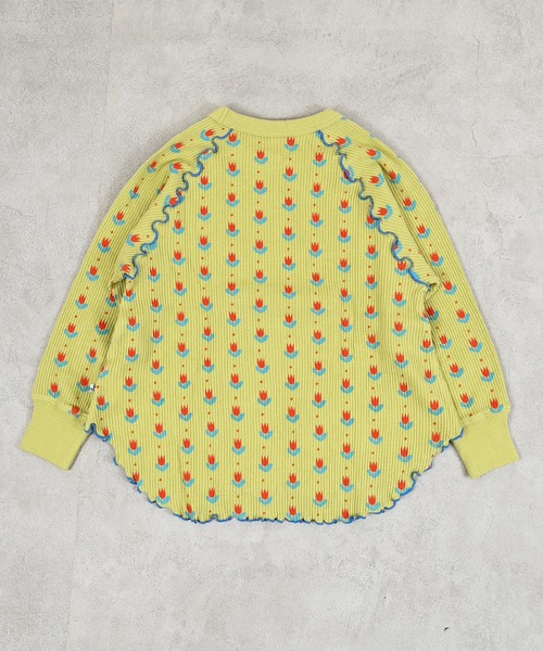 MARKEY'S(マーキーズ)の「ソウガラワッフルメローカットソー(Tシャツ/カットソー・キッズ・ブルー系その他/ホワイト系その他/グレー系その他/イエロー系その他・120/110/100/90/80/150/140/130)」の16枚目の写真