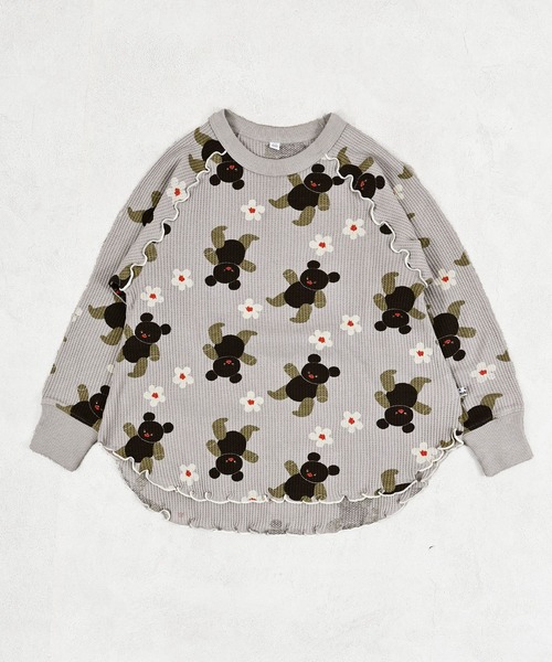 MARKEY'S(マーキーズ)の「ソウガラワッフルメローカットソー(Tシャツ/カットソー・キッズ・ブルー系その他/ホワイト系その他/グレー系その他/イエロー系その他・120/110/100/90/80/150/140/130)」の12枚目の写真