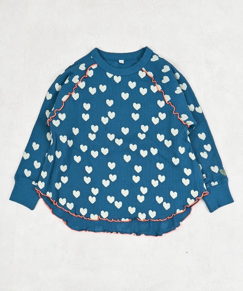 MARKEY'S(マーキーズ)の「ソウガラワッフルメローカットソー(Tシャツ/カットソー・キッズ・ブルー系その他/ホワイト系その他/グレー系その他/イエロー系その他・120/110/100/90/80/150/140/130)」の5枚目の写真