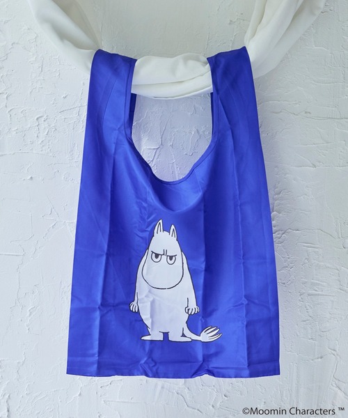 MOOMIN(ムーミン)の「【MOOMIN/ムーミン】別注 総柄エコバッグ(エコバッグ/サブバッグ・キッズ・グリーン/レッド/イエロー/ブルー・FREE)」の3枚目の写真