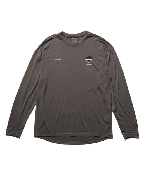 F.C.Real Bristol(エフシーレアルブリストル)の「POLARTEC L/S WORKOUT TOP(Tシャツ/カットソー・メンズ・グレイッシュベージュ/ブラック/チャコールグレー・SMALL/MEDIUM/LARGE/X-LARGE)」の2枚目の写真
