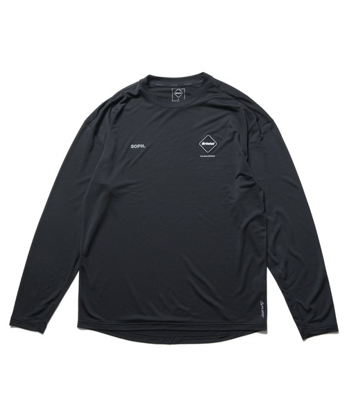 F.C.Real Bristol(エフシーレアルブリストル)の「POLARTEC L/S WORKOUT TOP(Tシャツ/カットソー・メンズ・グレイッシュベージュ/ブラック/チャコールグレー・SMALL/MEDIUM/LARGE/X-LARGE)」の1枚目の写真