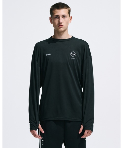 F.C.Real Bristol(エフシーレアルブリストル)の「POLARTEC L/S WORKOUT TOP(Tシャツ/カットソー・メンズ・グレイッシュベージュ/ブラック/チャコールグレー・SMALL/MEDIUM/LARGE/X-LARGE)」の4枚目の写真