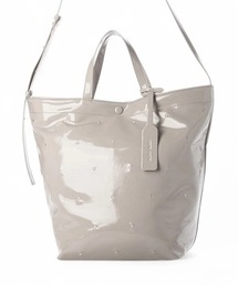 cache cache（カシュ カシュ）の「cache cache カシュカシュ エナメル2wayトート（トートバッグ）」