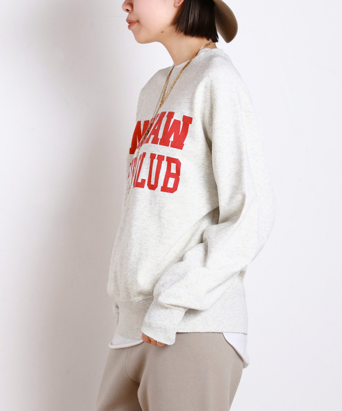AP STUDIO(エーピーストゥディオ)の「【athletic wear MASON】別注college sweat(スウェット・レディース・ベージュ/アイボリー・FREE)」の11枚目の写真