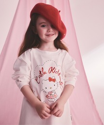 Cath Kidston（キャスキッドソン）の「Cath Kidston × Hello Kitty キッズ ロングスリーブTシャツ（Tシャツ/カットソー）」