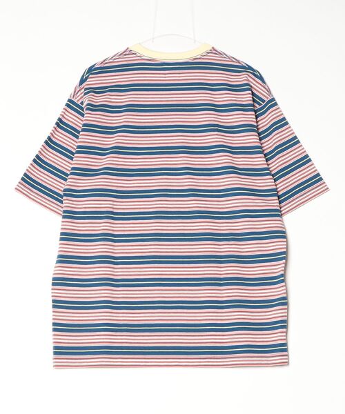 NNBF（エヌエヌビーエフ ）の「NNBF MULTI BORDER T-SHIRTS（Tシャツ/カットソー・メンズ・ネイビー・MEDIUM）」の2枚目の写真