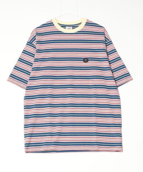 NNBF（エヌエヌビーエフ ）の「NNBF MULTI BORDER T-SHIRTS（Tシャツ/カットソー・メンズ・ネイビー・MEDIUM）」の8枚目の写真