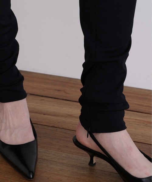 LE PHIL(ルフィル)の「◆ハイストレッチ裏起毛パンツ(その他パンツ・レディース・ブラック・2/1/0/00)」の4枚目の写真