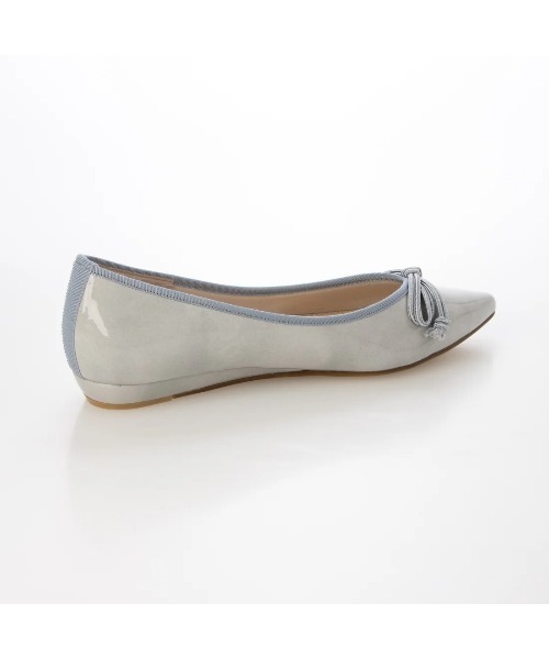 Mode et Jacomo（モードエジャコモ）の「【レイン対応】リボンバレエシューズ（バレエシューズ・レディース・シルバー/グレー系その他2/ライトブラック/ベージュ系その他2・24cm/23.5cm/23cm/22.5cm/24.5cm）」の13枚目の写真