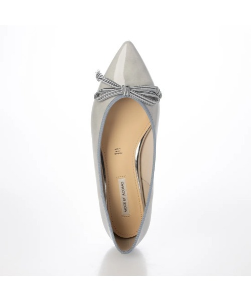 Mode et Jacomo（モードエジャコモ）の「【レイン対応】リボンバレエシューズ（バレエシューズ・レディース・シルバー/グレー系その他2/ライトブラック/ベージュ系その他2・24cm/23.5cm/23cm/22.5cm/24.5cm）」の14枚目の写真