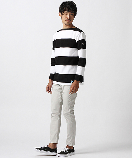 BEAMS（ビームス）の「ORCIVAL×BEAMS / 別注 ラッセルボーダーT（Tシャツ/カットソー・メンズ・ブラック/その他1・5/4/3）」の14枚目の写真
