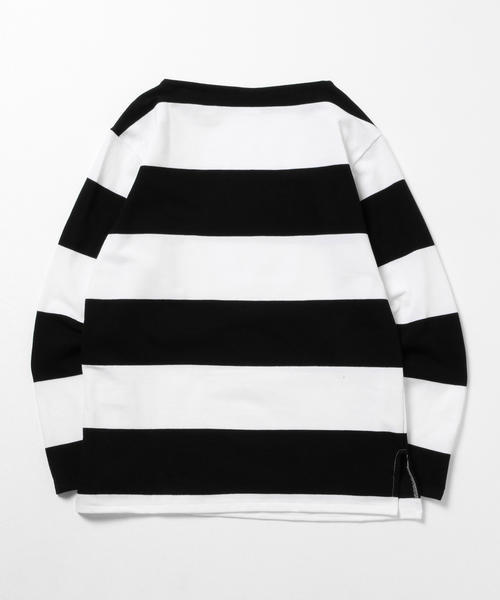 BEAMS（ビームス）の「ORCIVAL×BEAMS / 別注 ラッセルボーダーT（Tシャツ/カットソー・メンズ・ブラック/その他1・5/4/3）」の7枚目の写真