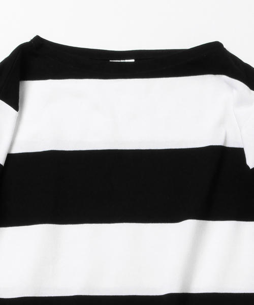 BEAMS（ビームス）の「ORCIVAL×BEAMS / 別注 ラッセルボーダーT（Tシャツ/カットソー・メンズ・ブラック/その他1・5/4/3）」の8枚目の写真