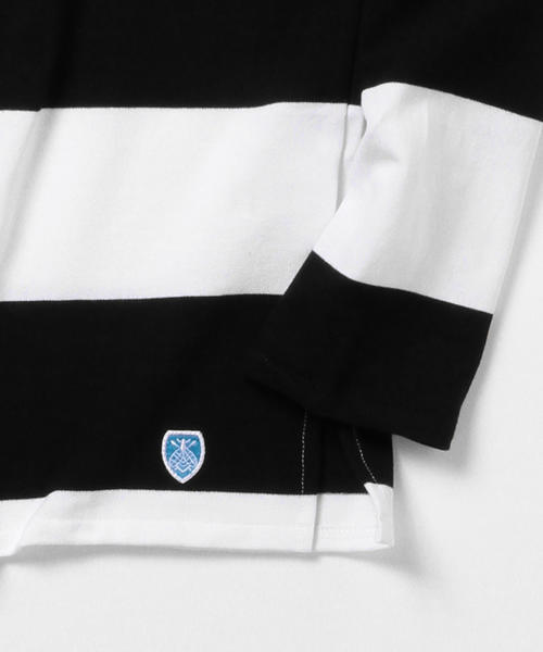 BEAMS（ビームス）の「ORCIVAL×BEAMS / 別注 ラッセルボーダーT（Tシャツ/カットソー・メンズ・ブラック/その他1・5/4/3）」の9枚目の写真