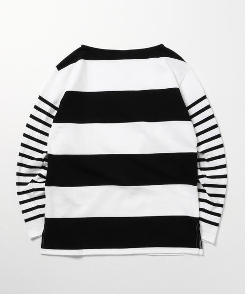 BEAMS（ビームス）の「ORCIVAL×BEAMS / 別注 ラッセルボーダーT（Tシャツ/カットソー・メンズ・ブラック/その他1・5/4/3）」の3枚目の写真