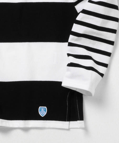BEAMS（ビームス）の「ORCIVAL×BEAMS / 別注 ラッセルボーダーT（Tシャツ/カットソー・メンズ・ブラック/その他1・5/4/3）」の11枚目の写真