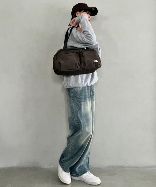 THE NORTH FACE(ザノースフェイス)の「THE NORTH FACE(ザ・ノースフェイス)/A4収納可 軽量 ダッフルバッグ ショルダーバッグ ボストンバッグ ロゴプリント/SP DUFFLE BAG S(ボストンバッグ・レディース・ブラウン/ブラック/カーキ/ダークパープル・FREE)」の18枚目の写真