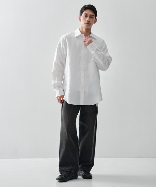 In・stru(men-tal).（インストルメンタル）の「【in・stru(men-tal)./ インストールメンタル】HARD WASHED SELVAGE DENIM BAGGY PANTS/Maison MIHARAYASUHIRO/メゾンミハラヤスヒロ（デニムパンツ・メンズ・ブラック/インディゴブルー・46/44）」の19枚目の写真