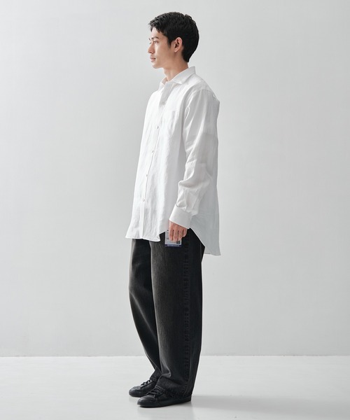 In・stru(men-tal).（インストルメンタル）の「【in・stru(men-tal)./ インストールメンタル】HARD WASHED SELVAGE DENIM BAGGY PANTS/Maison MIHARAYASUHIRO/メゾンミハラヤスヒロ（デニムパンツ・メンズ・ブラック/インディゴブルー・46/44）」の20枚目の写真