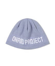 ONRIDPROJECT（オンリードプロジェクト）の「エッセンシャルロゴビーニー - スティールブルー（ニットキャップ/ビーニー）」