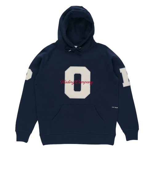 POP TRADING COMPANY（ポップトレーディングカンパニー）の「Pop Trading Company/ポップトレーディングカンパニー スウェットパーカー FOOTBALL HOODED SWEAT（スウェット・メンズ・ネイビー・S/M/L）」の3枚目の写真