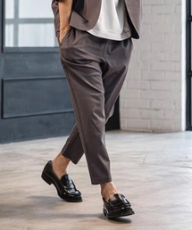 mp14532-Stretch Linen Rayon Ankle Tapered Pants アンクルパンツ(S66026cmb)