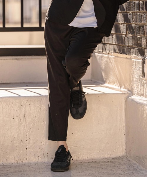 CAMBIO(カンビオ)の「mp14532-Stretch Linen Rayon Ankle Tapered Pants アンクルパンツ(S66026cmb)(その他パンツ・メンズ・ブラック/ベージュ/チャコール・S/M/L)」の6枚目の写真