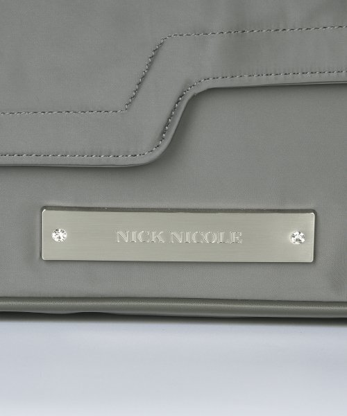 NICK&NICOLE(ニックアンドニコール)の「CRYSTAL WAVE POINT MESSENGER BAG_CHARCOAL(ショルダーバッグ・レディース・その他・ONE SIZE)」の6枚目の写真