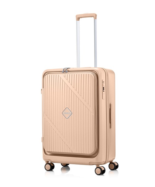 AMERICAN TOURISTER(アメリカンツーリスター)の「アメリカンツーリスター VELOX スピナー68/25 エキスパンダー TSA HW パステルピンク(スーツケース/キャリーバッグ・レディース・ライトピンク・M)」の1枚目の写真