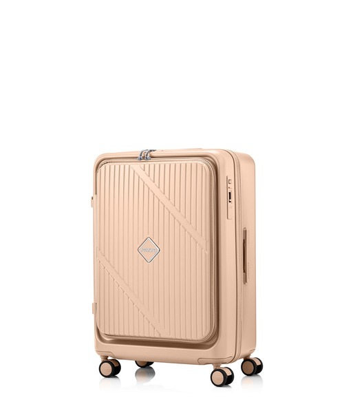 AMERICAN TOURISTER(アメリカンツーリスター)の「アメリカンツーリスター VELOX スピナー68/25 エキスパンダー TSA HW パステルピンク(スーツケース/キャリーバッグ・レディース・ライトピンク・M)」の2枚目の写真