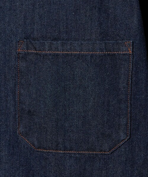 UNITED ARROWS（ユナイテッドアローズ）の「【別注】＜WESCOT＞ワンウォッシュ デニム カバーオール（カバーオール・メンズ・ネイビー・S/M/L/XL）」の6枚目の写真