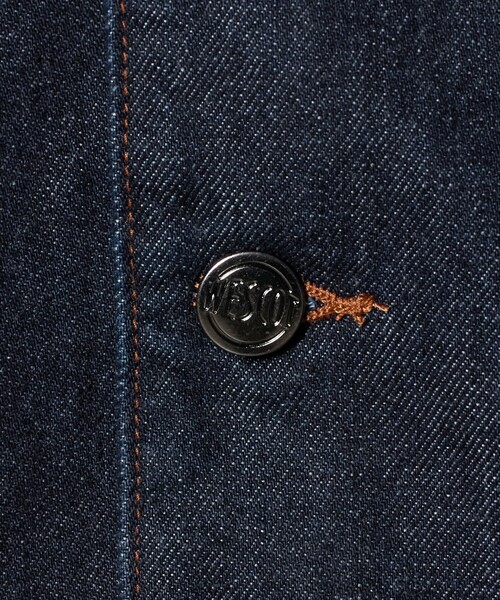 UNITED ARROWS（ユナイテッドアローズ）の「【別注】＜WESCOT＞ワンウォッシュ デニム カバーオール（カバーオール・メンズ・ネイビー・S/M/L/XL）」の8枚目の写真