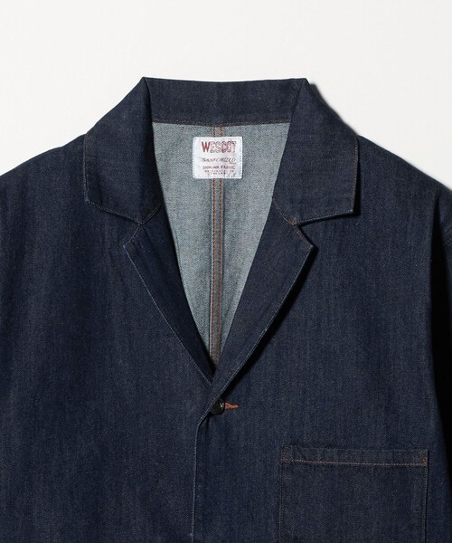 UNITED ARROWS（ユナイテッドアローズ）の「【別注】＜WESCOT＞ワンウォッシュ デニム カバーオール（カバーオール・メンズ・ネイビー・S/M/L/XL）」の3枚目の写真