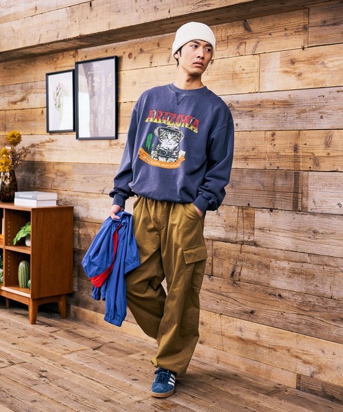 BAYFLOW（ベイフロー）の「バレルカーゴパンツ（カーゴパンツ・メンズ・カーキ/ブラック/ベージュ・MEDIUM/LARGE）」の8枚目の写真