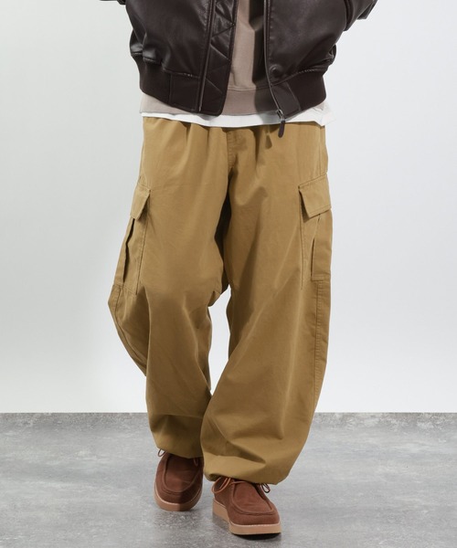 BAYFLOW（ベイフロー）の「バレルカーゴパンツ（カーゴパンツ・メンズ・カーキ/ブラック/ベージュ・MEDIUM/LARGE）」の10枚目の写真
