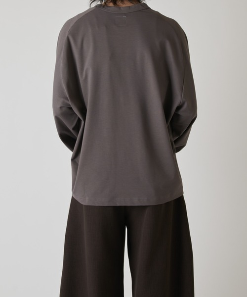 Lui's(ルイス)の「シャインワイドカットソー(Tシャツ/カットソー・メンズ・ブラック/チャコールグレー/ホワイト・FREE)」の19枚目の写真