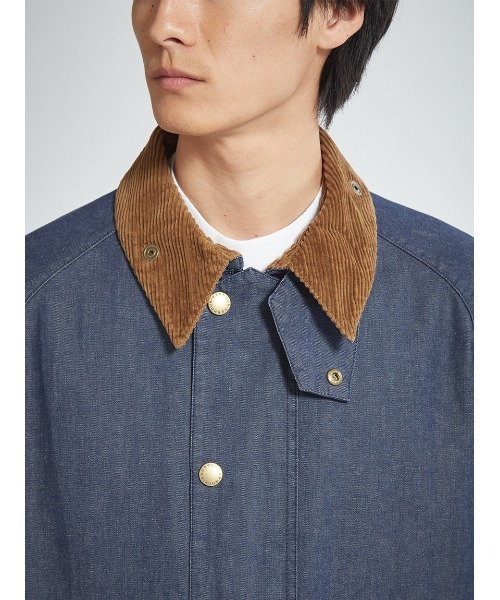 Barbour（バブアー）の「【TRANSPORT / トランスポート】デニム カジュアルジャケット（デニムジャケット・メンズ・ブルー・36/34/40/38）」の10枚目の写真