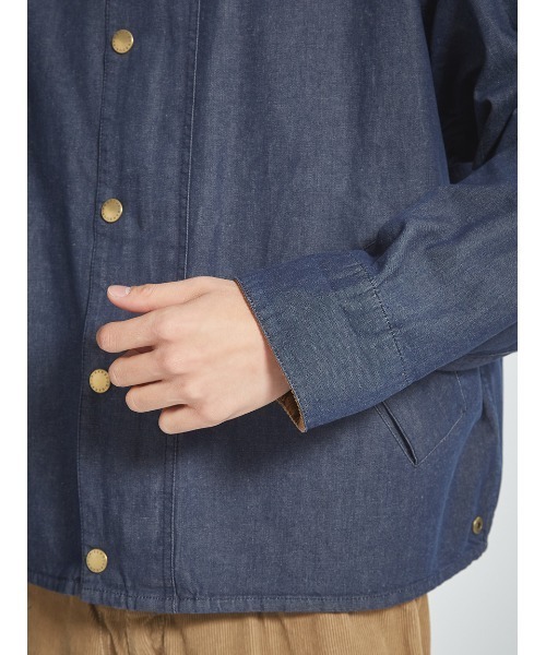 Barbour（バブアー）の「【TRANSPORT / トランスポート】デニム カジュアルジャケット（デニムジャケット・メンズ・ブルー・36/34/40/38）」の14枚目の写真