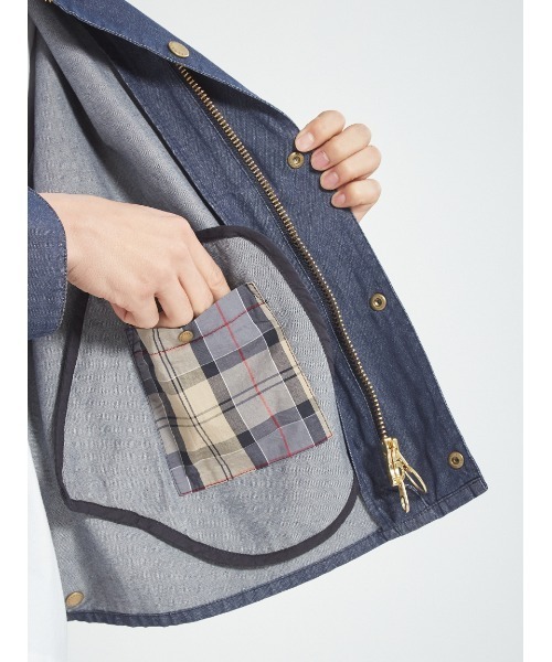 Barbour（バブアー）の「【TRANSPORT / トランスポート】デニム カジュアルジャケット（デニムジャケット・メンズ・ブルー・36/34/40/38）」の16枚目の写真