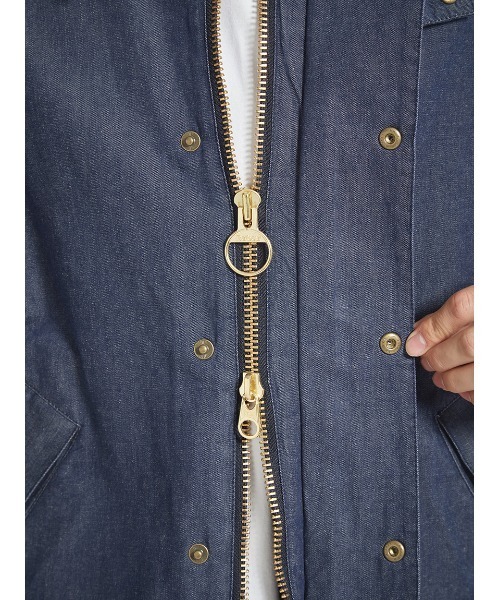 Barbour（バブアー）の「【TRANSPORT / トランスポート】デニム カジュアルジャケット（デニムジャケット・メンズ・ブルー・36/34/40/38）」の19枚目の写真