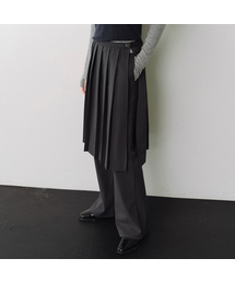 URAGO（ユラーゴ）の「Pleats layered skirt（スカート）」