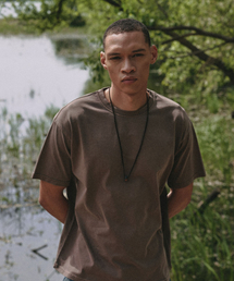 FAKE CAMPER（フェイクキャンパー）の「ベーシックピグメント半袖Tシャツ[BROWN]（Tシャツ/カットソー）」