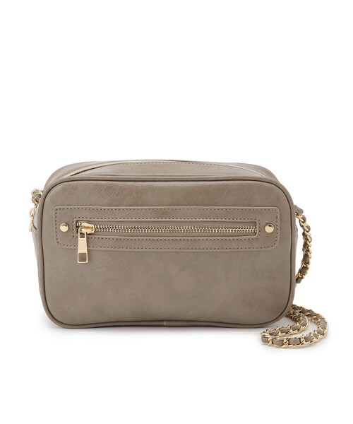スクエアZipポケチェーンショルダー（ショルダーバッグ）｜grove