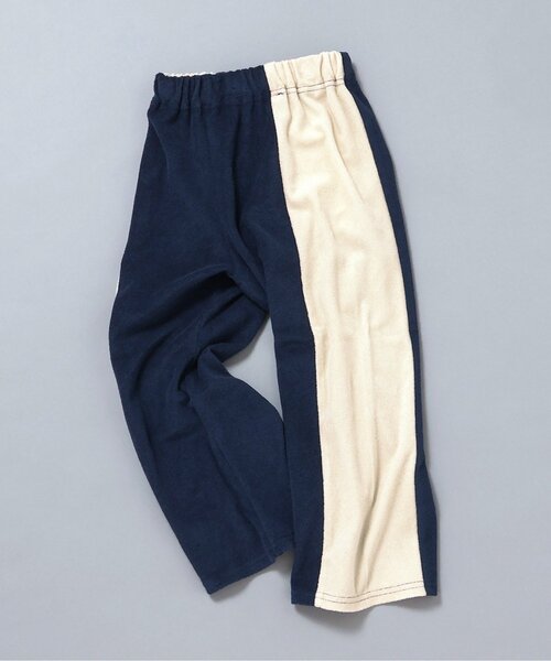 BREEZE(ブリーズ)の「【リンク】サイドラインパイルワイドパンツ_セットアップ可(その他パンツ・キッズ・ネイビー/イエロー/グリーン/ピンク・90/100/110/120/130/140/150)」の2枚目の写真