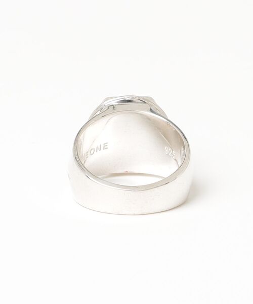 FORSOMEONE(フォーサムワン)の「FORSOMEONE W TM NUTS STONE RING(リング・メンズ・シルバー・11/17)」の2枚目の写真