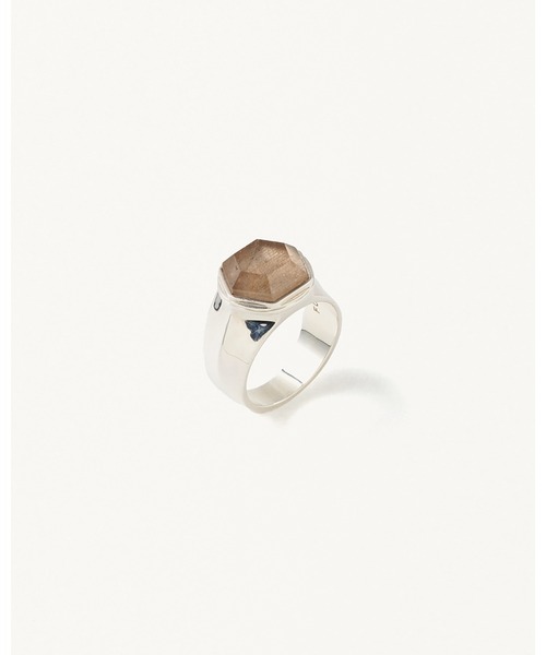 FORSOMEONE(フォーサムワン)の「FORSOMEONE W TM NUTS STONE RING(リング・メンズ・シルバー・11/17)」の8枚目の写真