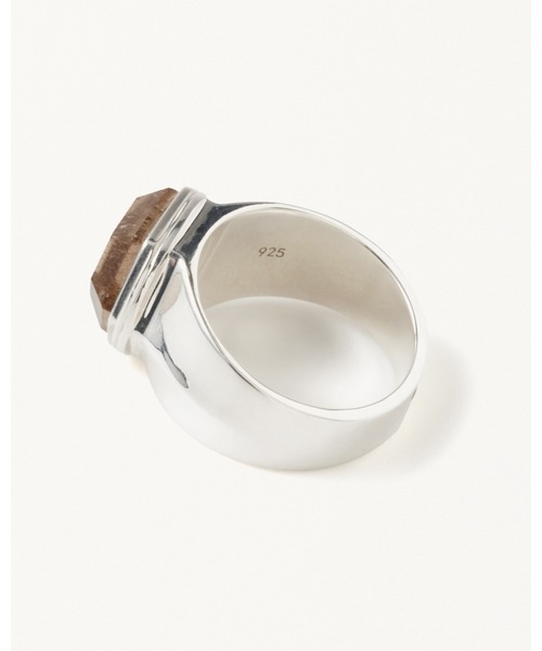 FORSOMEONE(フォーサムワン)の「FORSOMEONE W TM NUTS STONE RING(リング・メンズ・シルバー・11/17)」の7枚目の写真